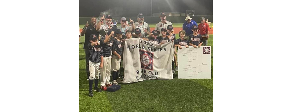 2022 World Series 9 Yr Olds CHAMPS