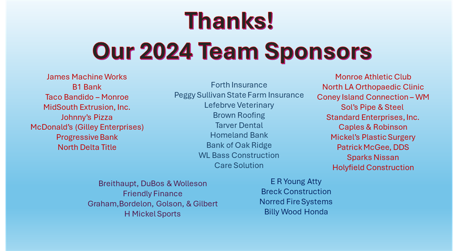 Thanks to our 2024 Sponsors